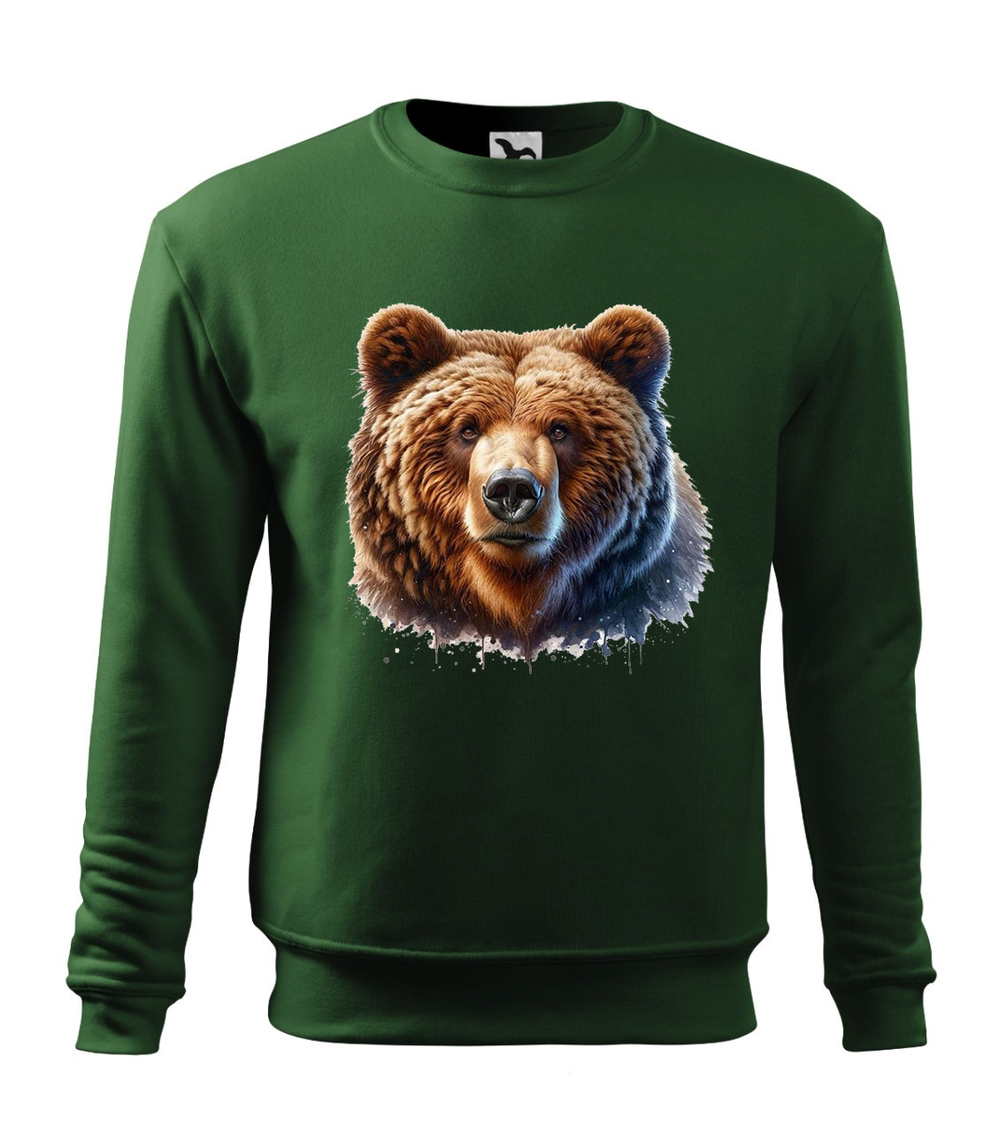 detská fľasková zelená nový maco hlava